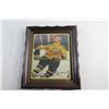 Image 2 : Framed Autographed Bobby Orr Hockey Card PRINT with Certificate on Back12'' x 10''