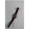 Image 4 : Swiss Military Quartz Watch with Leather Band - Tested