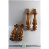 Image 1 : (4) Wooden Furniture Legs 16''