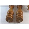 Image 3 : (4) Wooden Furniture Legs 16''