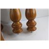 Image 5 : (4) Wooden Furniture Legs 16''