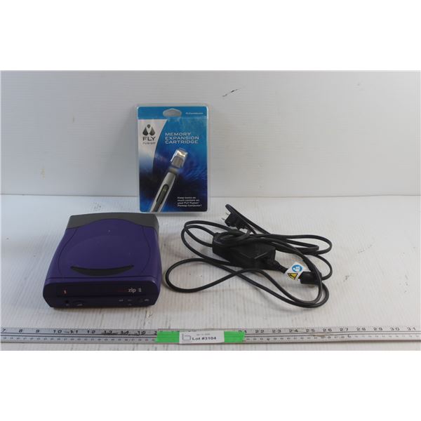Iomega Zip CD Burner with Cord and Memory Expansion Cartridge