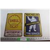 Image 1 : Michelin and Shell Signs 12'' x 8''