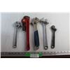Image 1 : (5) Adjustable Wrenches