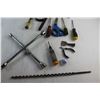 Image 7 : 3 pc Reciprocating Saw Multi Scraper Set, Tire Wrench, Screwdrivers, Chisel and Wire Cutters