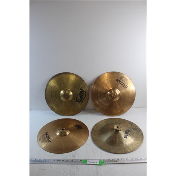 (4) 14'' Sabian, Solar and Wuhan Cymbals