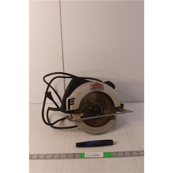 Jobmate 7 1/4" Corded Circular Saw- As Is & Pocket Level