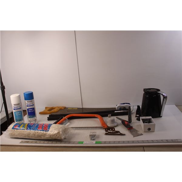 Handsaw, Mop Head Sealed, Powerfist Hacksaw & Bow