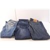 Image 2 : (3) Pairs of Women's Jeans-, Foxy & Siver Sizes 30, 21/31 & Men's Levi Strauss 32/32, As Is