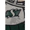 Image 3 : Mickey Mouse Saskatchewan Roughriders Lil' Rookie Throw Blanket- Some Staining, Approx. 46" x 56"