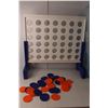 Image 2 : Wooden Connect Four Game 24.5" Tall x 24.25" Wide & Plastic Tore 30" Long x 17" Wide