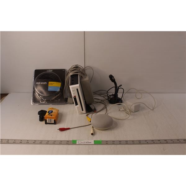 Nintendo Wii Console, Digital Tuner, Google Smart Speaker, Misc. - All As Is