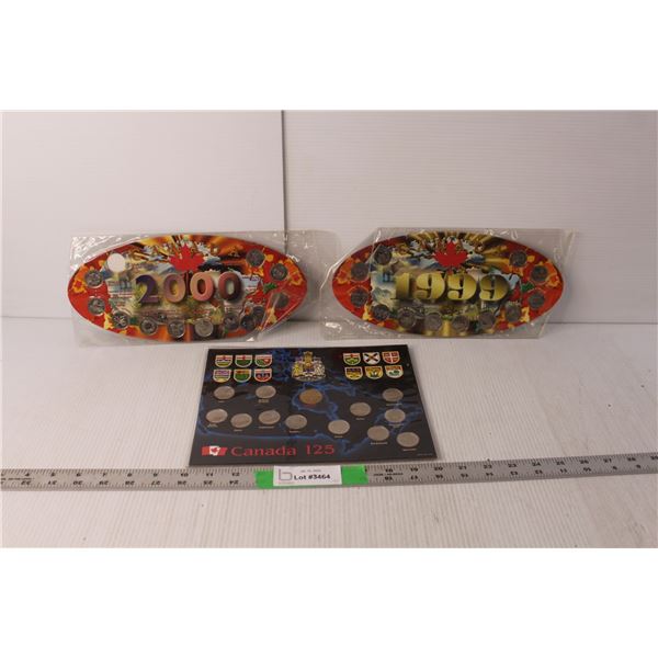 Canadian Coin Collections- 1992, 1999, 2000- As Is