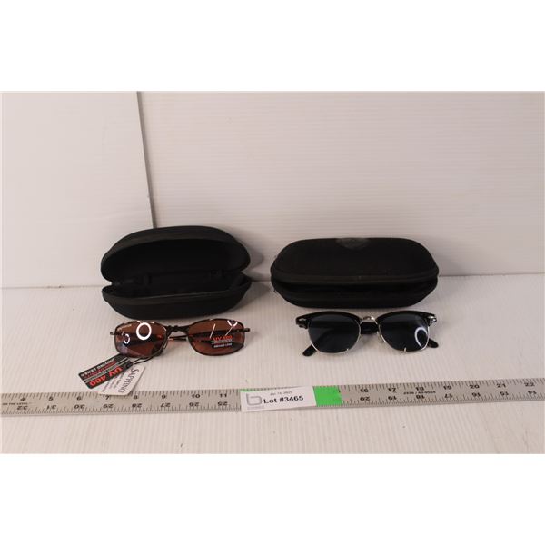 (2) Sunglasses with Cases & Cloths