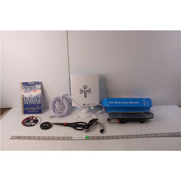 Anker Wireless Charger, Ideaworks Wifi Antenna, Car Rear-View System, Misc.