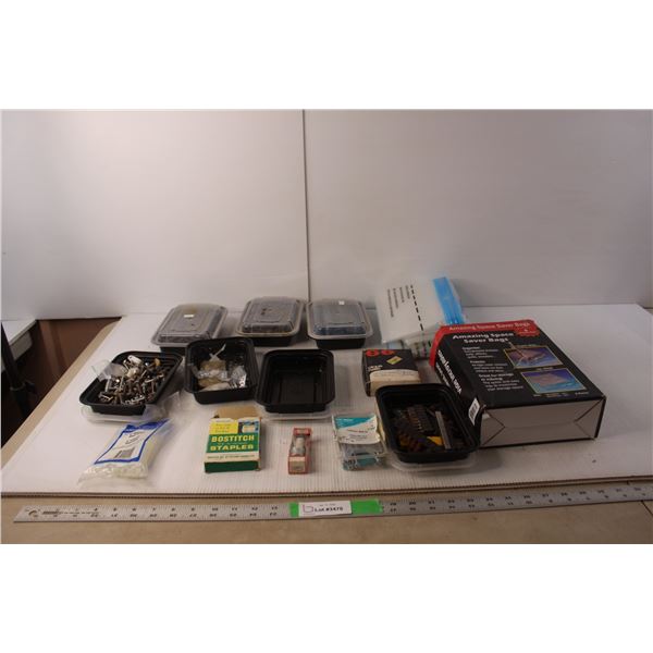 Nails, Bolts, Space Saver Bags, Misc.