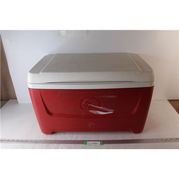 Red Igloo Cooler, 24'' x 14'' x 14.5''- Has Oder