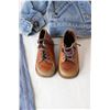 Image 4 : (2) Children's Denim Clothing Pieces- Both Approx. Size 2, Children's Leather Like Laced Shoes- As I