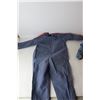 Image 6 : (2) Children's Denim Clothing Pieces- Both Approx. Size 2, Children's Leather Like Laced Shoes- As I