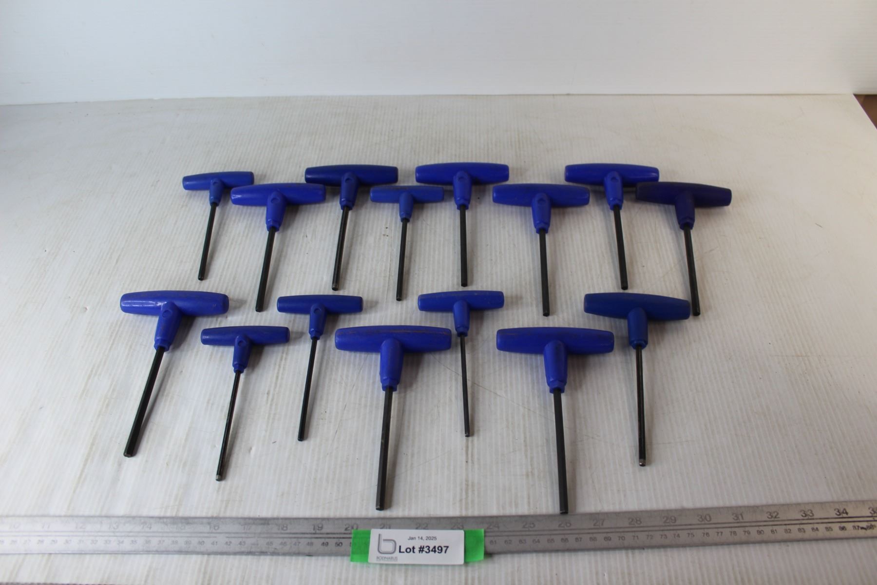 Alan Key Drivers (15) Allen Key Screw Drivers- All Metric - Bodnarus Auctioneering