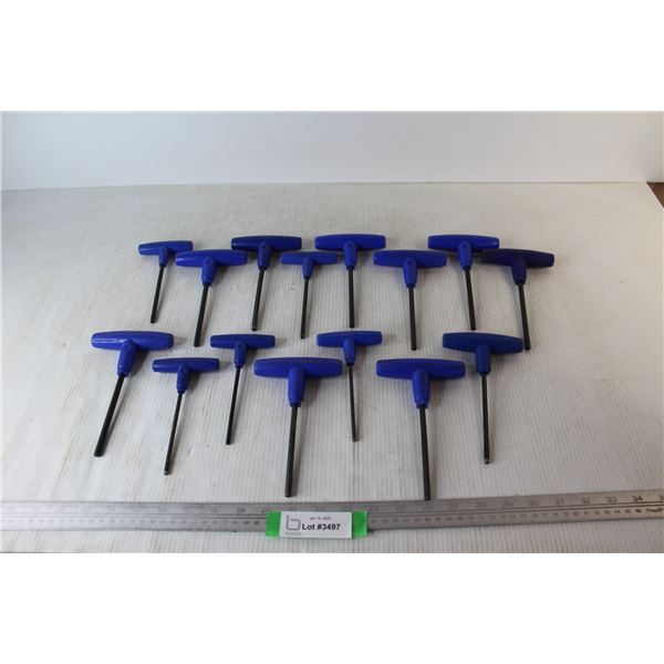 (15) Allen Key Screw Drivers- All Metric