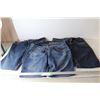 Image 1 : (3) Pairs Of Women's Jeans, Express Jeans Denver Hayes, Roadrunner Jeans, Size 10, 12, 14 x 30