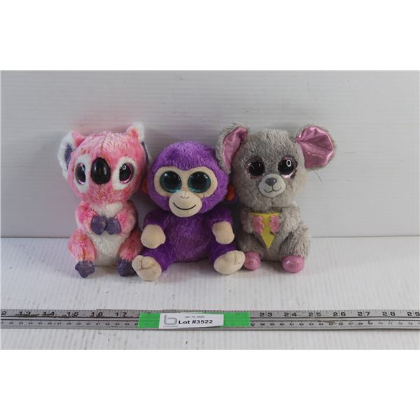 (3) TY Plush Toys