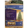 Image 1 : *7 Foot Scottsdale Pine Pre lit Christmas Tree with Stand, Powers On, As Is
