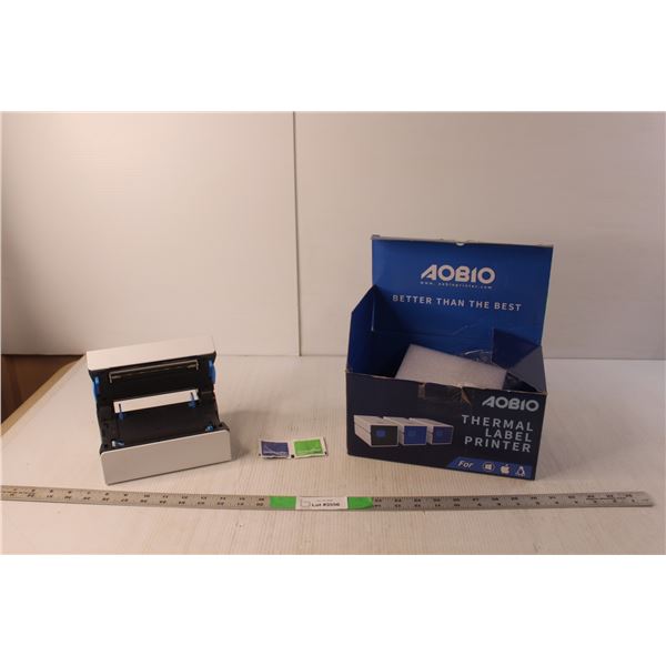 Aobio Thermal Label Printer, As Is, No USB Cable