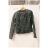 Image 1 : *Only Women's Green Faux Leather Jacket- Size 38