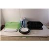 Image 1 : Dish Drying Rack, (8) Plates, Zero Water Dispenser, Wilton Caddy with Lid