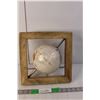 Image 1 : Globe with Wooden Frame 11"