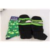 Image 4 : Redwings & Blackhawks Toques, Saskatchewan Rush Mittens, Golf Socks