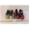 Image 1 : (2) Pairs of Kids Shoes- Adidas Size 5 & Under Armour Size 4.5