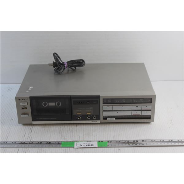 Sony Stereo Cassette Deck - Tested