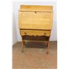 Image 4 : *Vintage Wooden Secretary Desk - 34.5 x 27.5 x 13.5