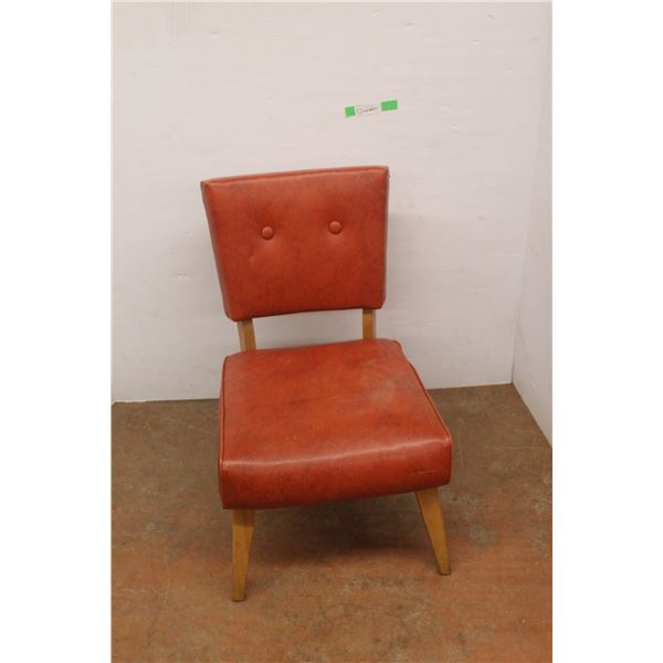 *Faux Leather Wooden Chair 30'' x 28''
