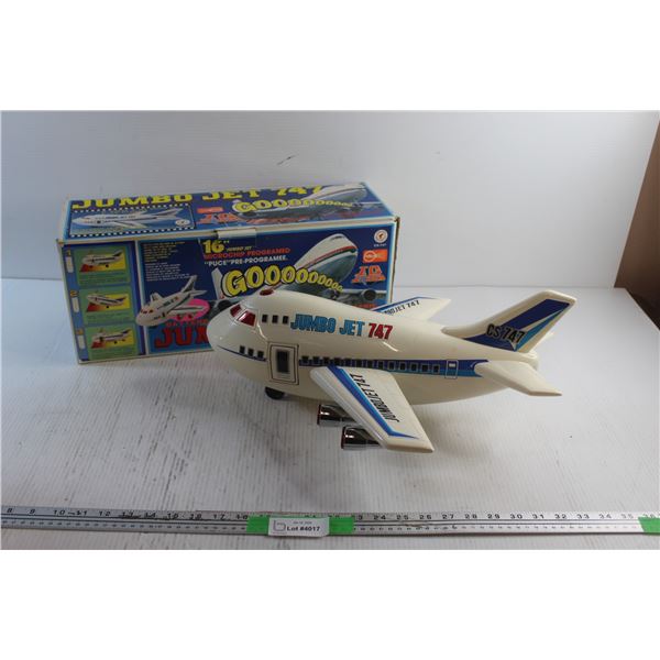Battery Operated Jumbo Jet 747 - As Is