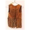 Image 4 : *Vintage Suede Leather Vest - Size 37