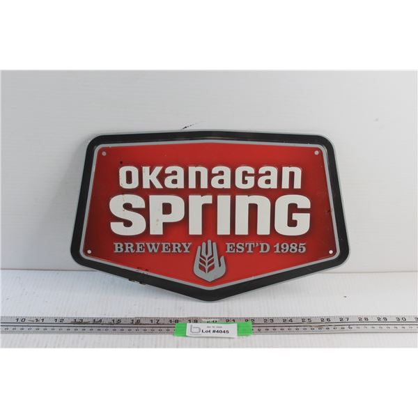 Okanagan Spring Brewery Sign
