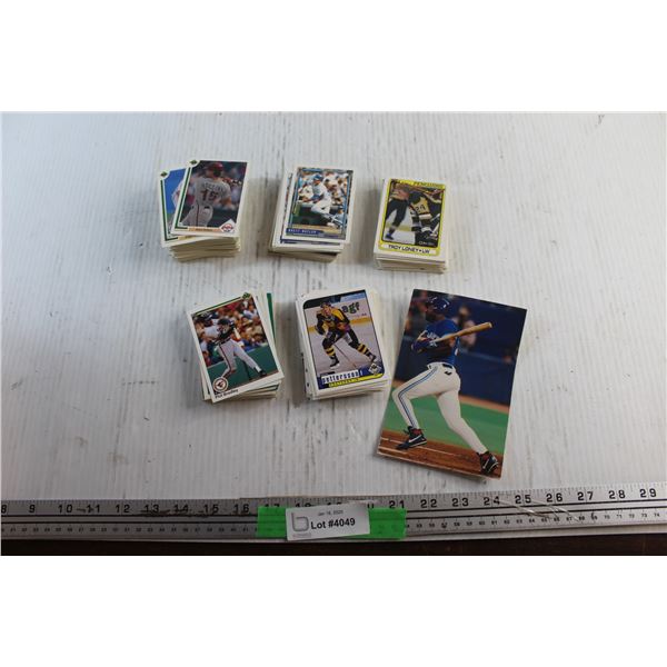 Assorted Hockey and Baseball Trading Cards