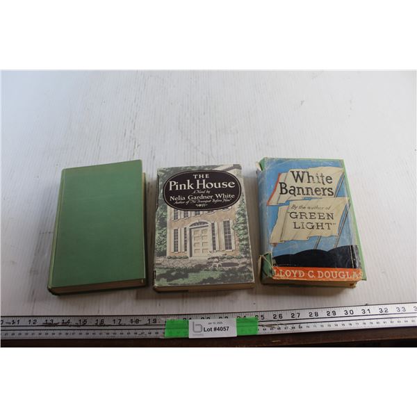 (3) Books - White Banners, The Pink House and Green Dolphin Street