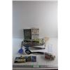 Image 1 : Kitchenware - Tongs, Cheese Grater, Whisk, Spatula and Misc., Post Cards, Erasers and Books