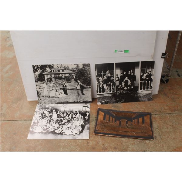 Copper Craft Last Supper Art and (3) Prints