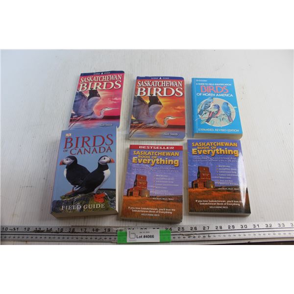 (6) Birds of Canada and Saskatchewan Book of Everything Books