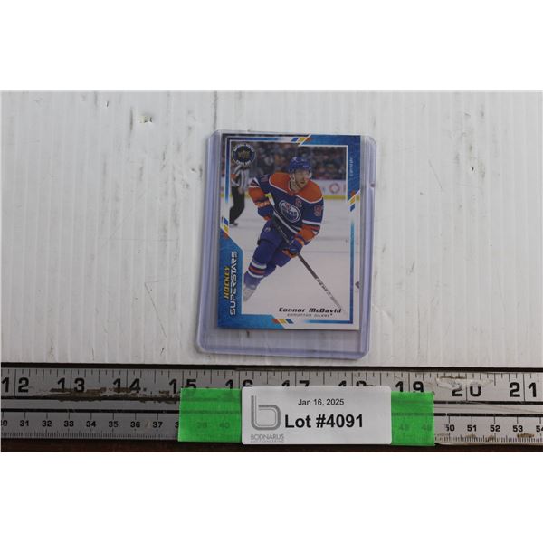 Hockey Superstars Connor McDavid Trading Card - Authenticity Not Guaranteed