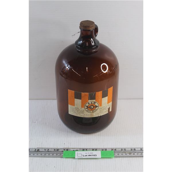 Vintage A&W Root Beer Jug