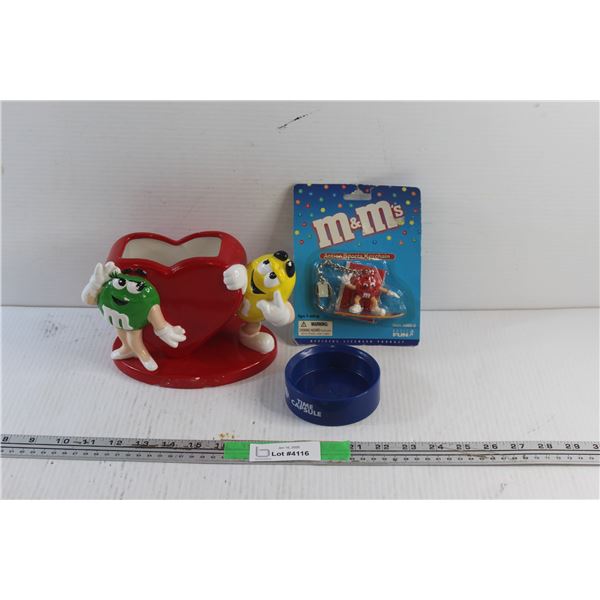 M&Ms Coaster, Key Chain and Napkin Holder