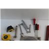Image 2 : Circular Blades, Tape Measures, Nail Puller, Wrenches, Sockets and Screwdrivers