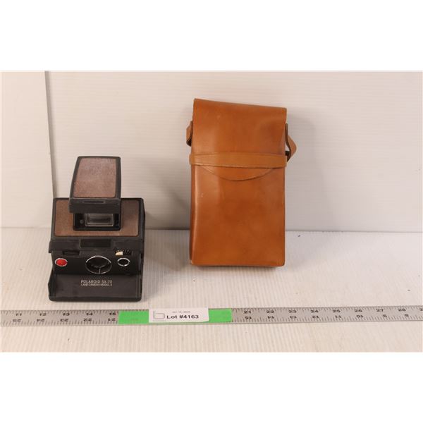 Vintage Polaroid SX-70 Land Camera Model 3 with Case- As Is